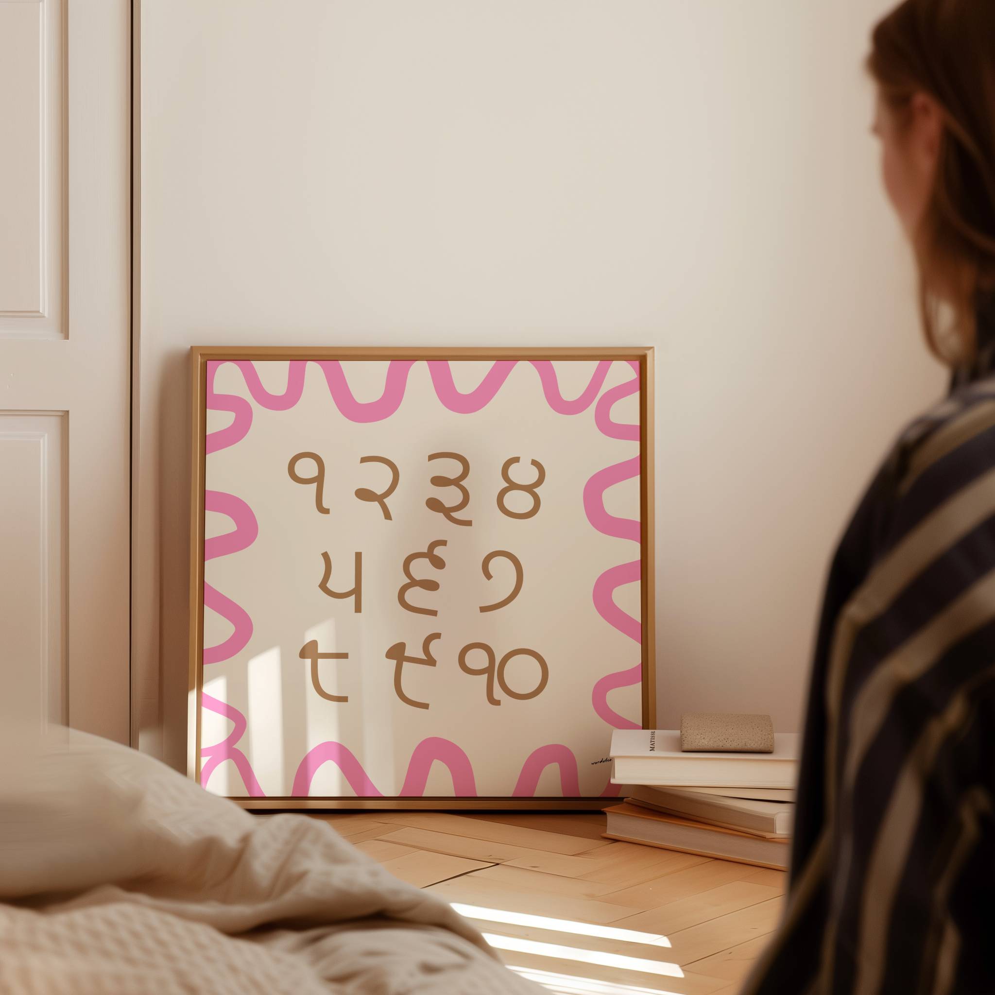 PUNJABI NUMBER CHART PRINT