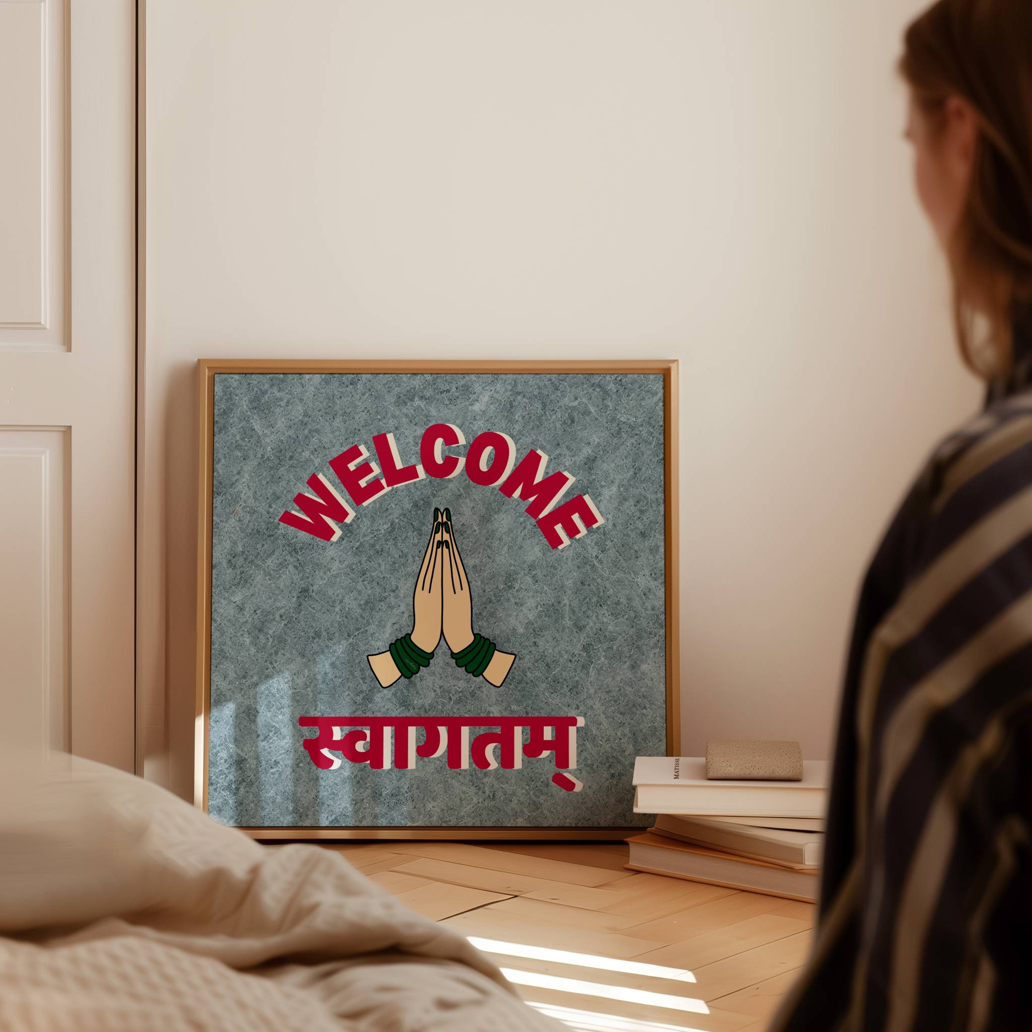 VINTAGE WELCOME SIGN PRINT