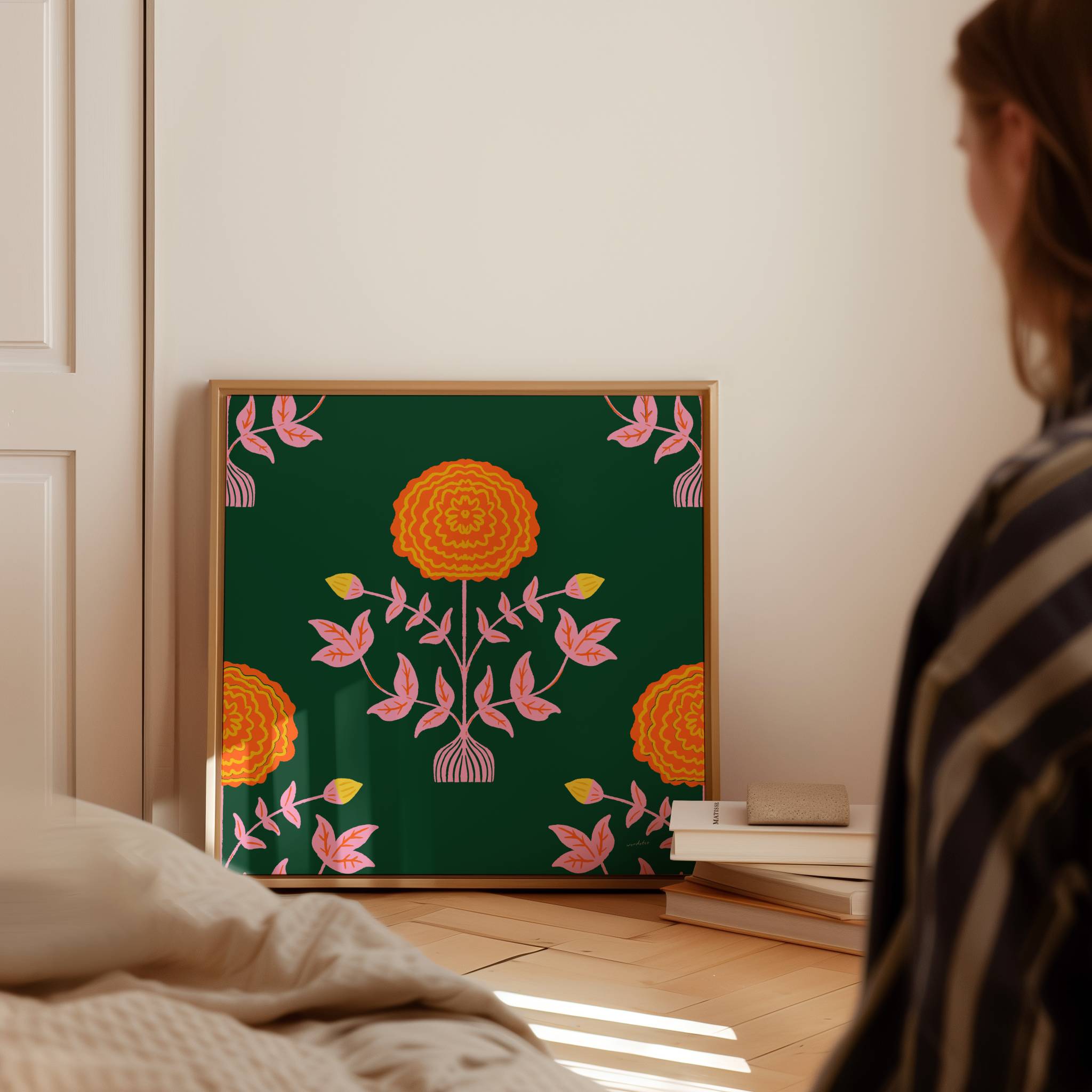 MARIGOLD PATTERN PRINT