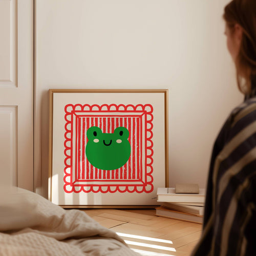 CUTE FROG PRINT