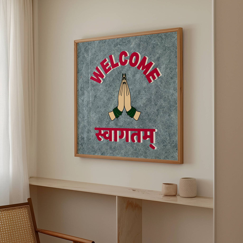 VINTAGE WELCOME SIGN PRINT