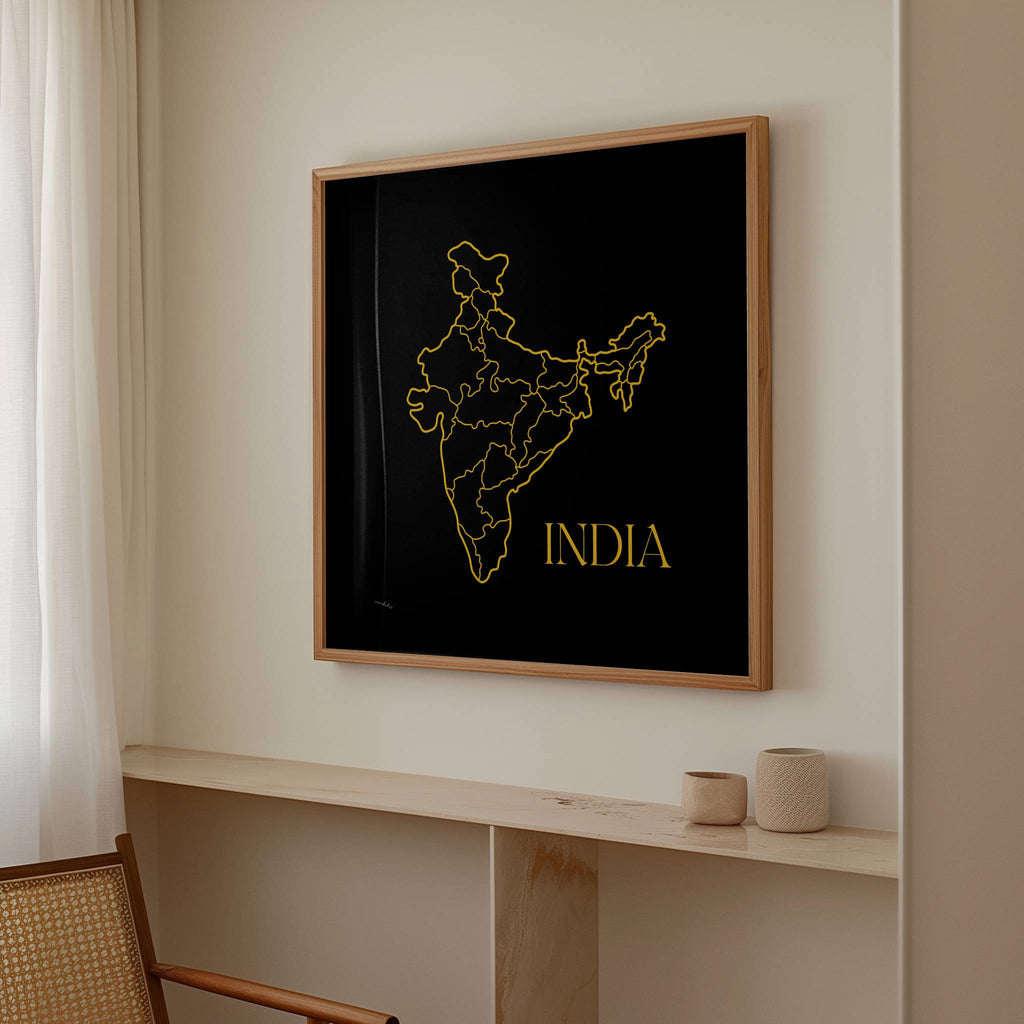 INDIA MAP PRINT