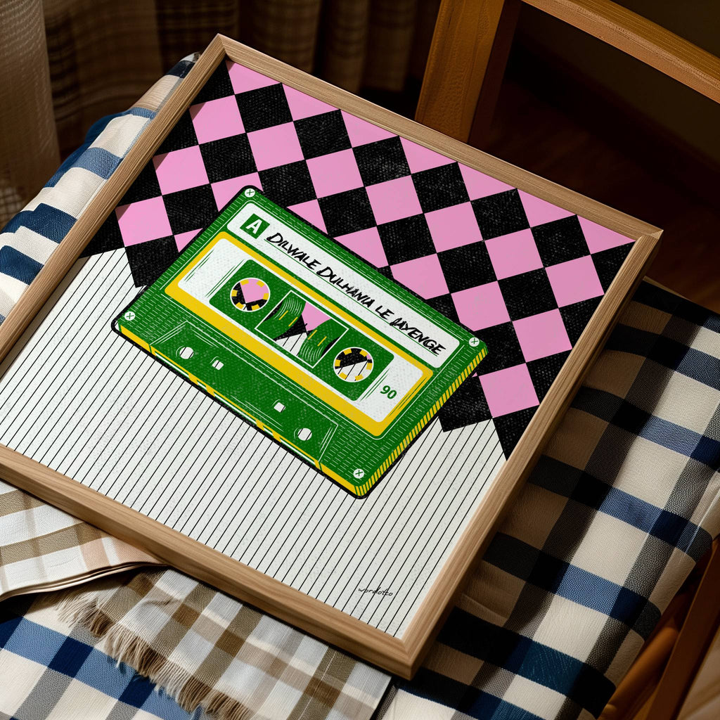 DILWALE DULHANIA LE JAYENGE CASSETTE PRINT