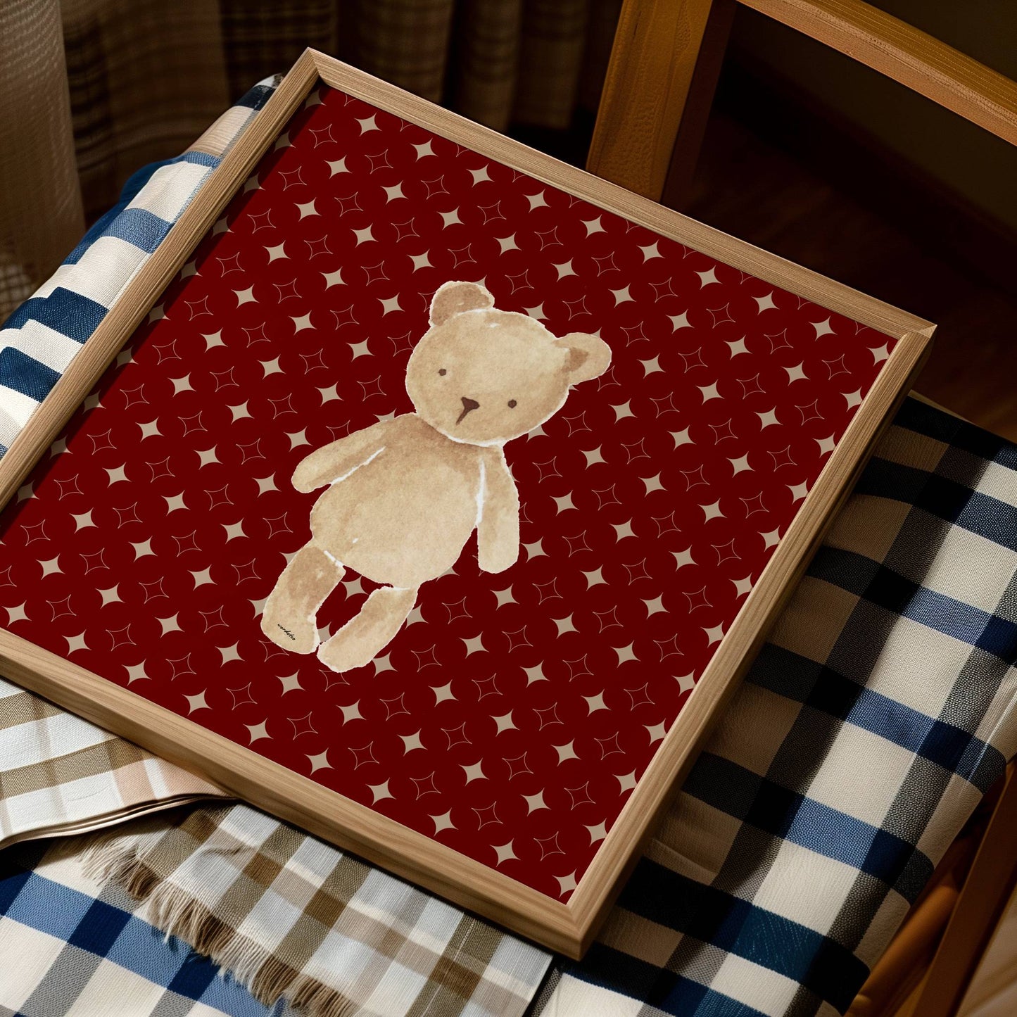 VINTAGE BEAR PRINT