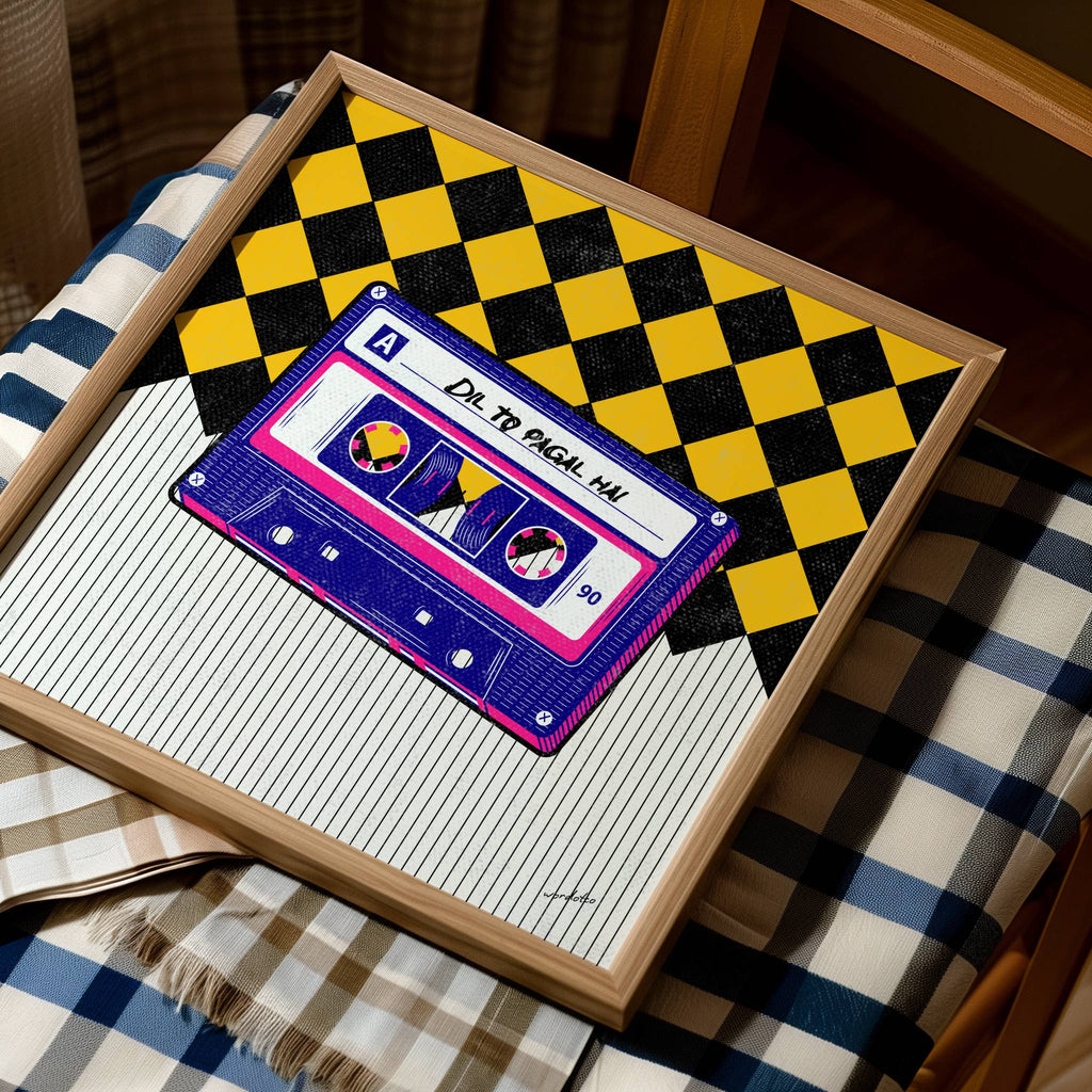 DIL TO PAGAL HAI CASSETTE PRINT