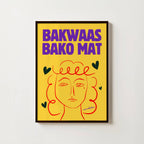 BAKWAAS BAKO MAT PRINT