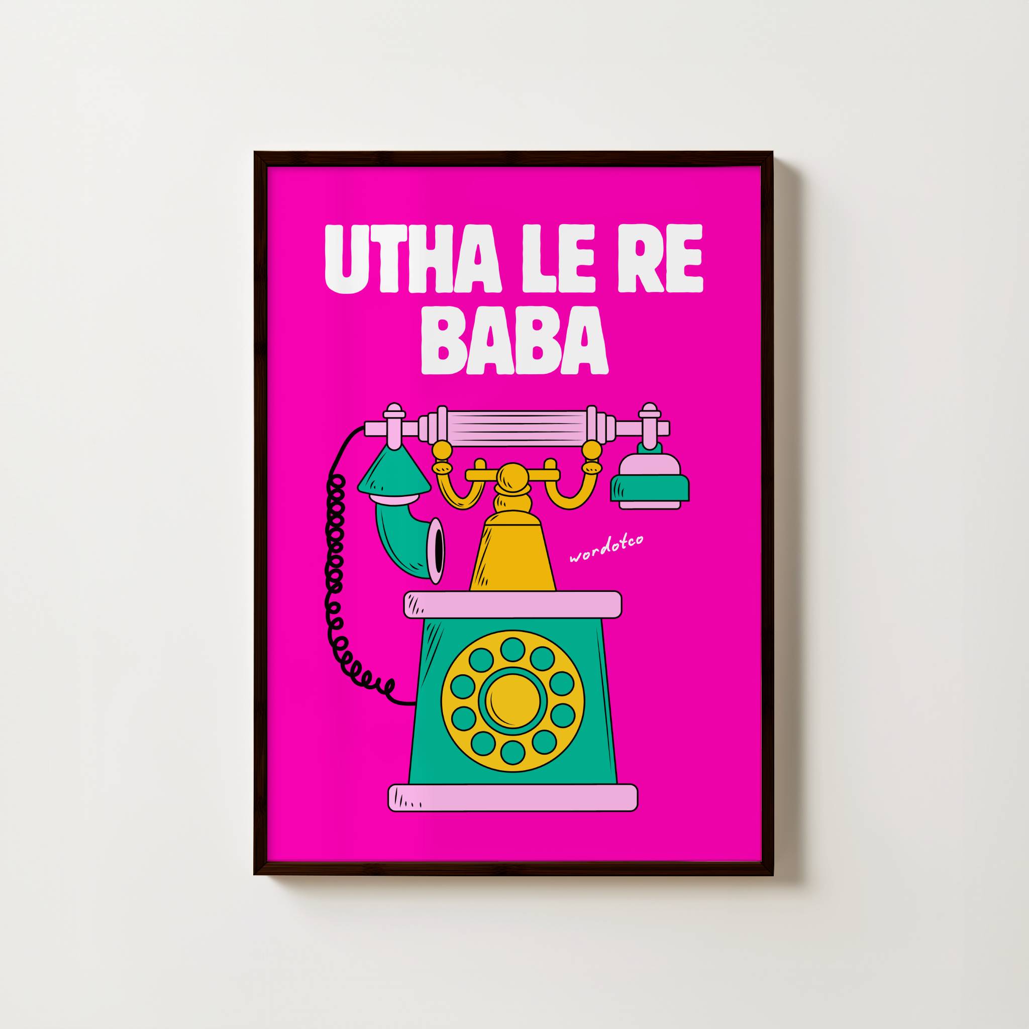 UTHA LE RE BABA PRINT