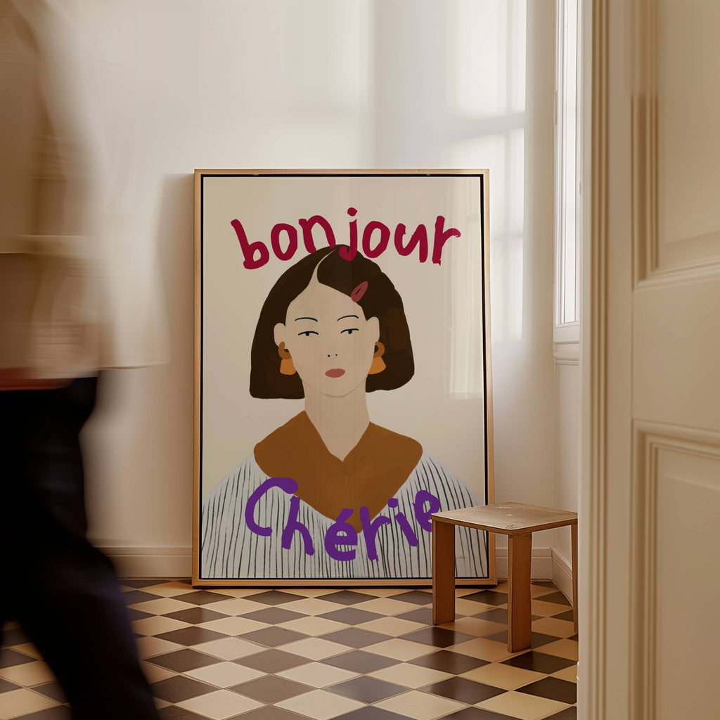 BONJOUR CHERIE PRINT