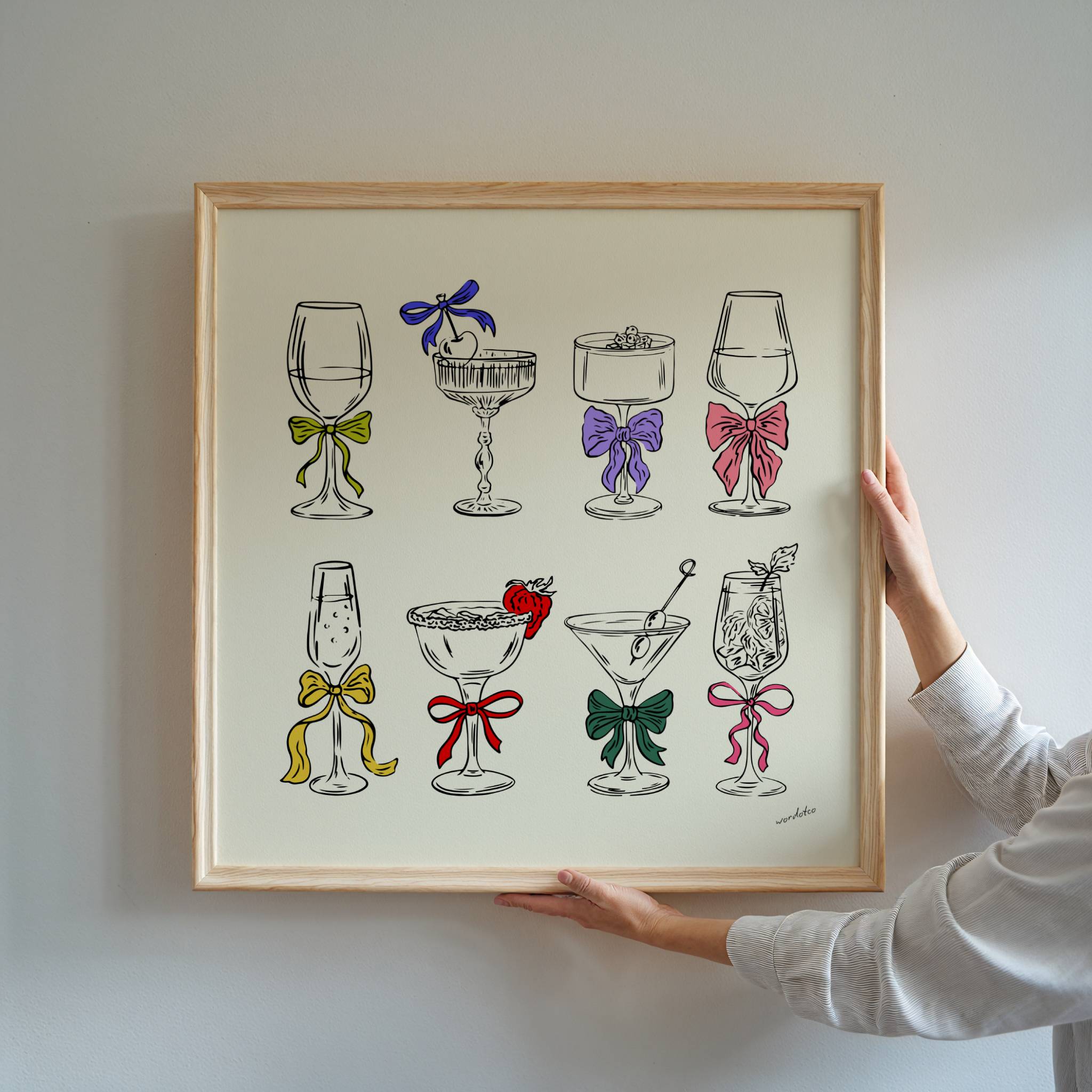 CHRISTMAS DRINKS PRINT