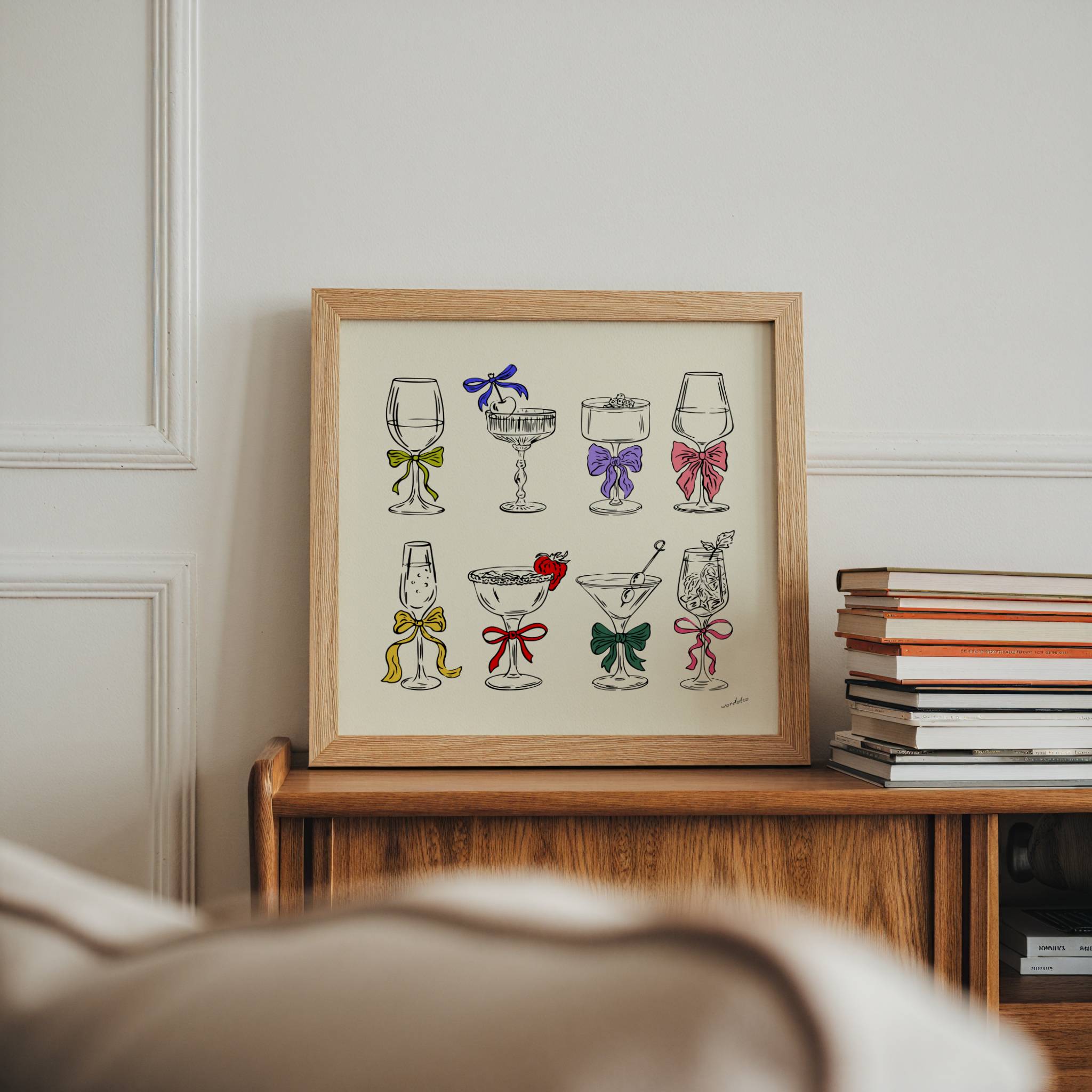 CHRISTMAS DRINKS PRINT