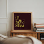 OM NAMAH SHIVAY PRINT