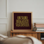 OM NAMO BHAGAVATE VASUDEVAYA PRINT