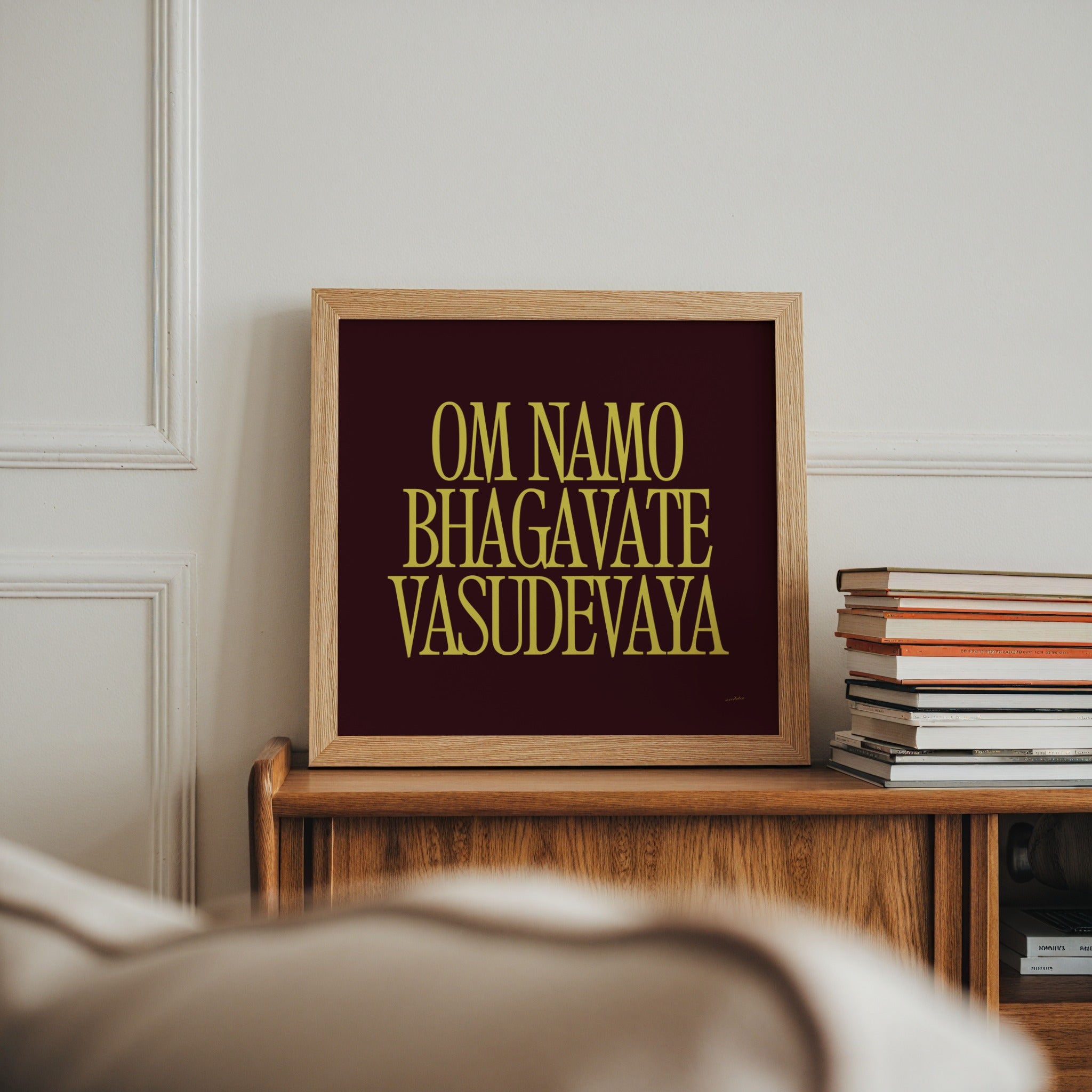 OM NAMO BHAGAVATE VASUDEVAYA PRINT
