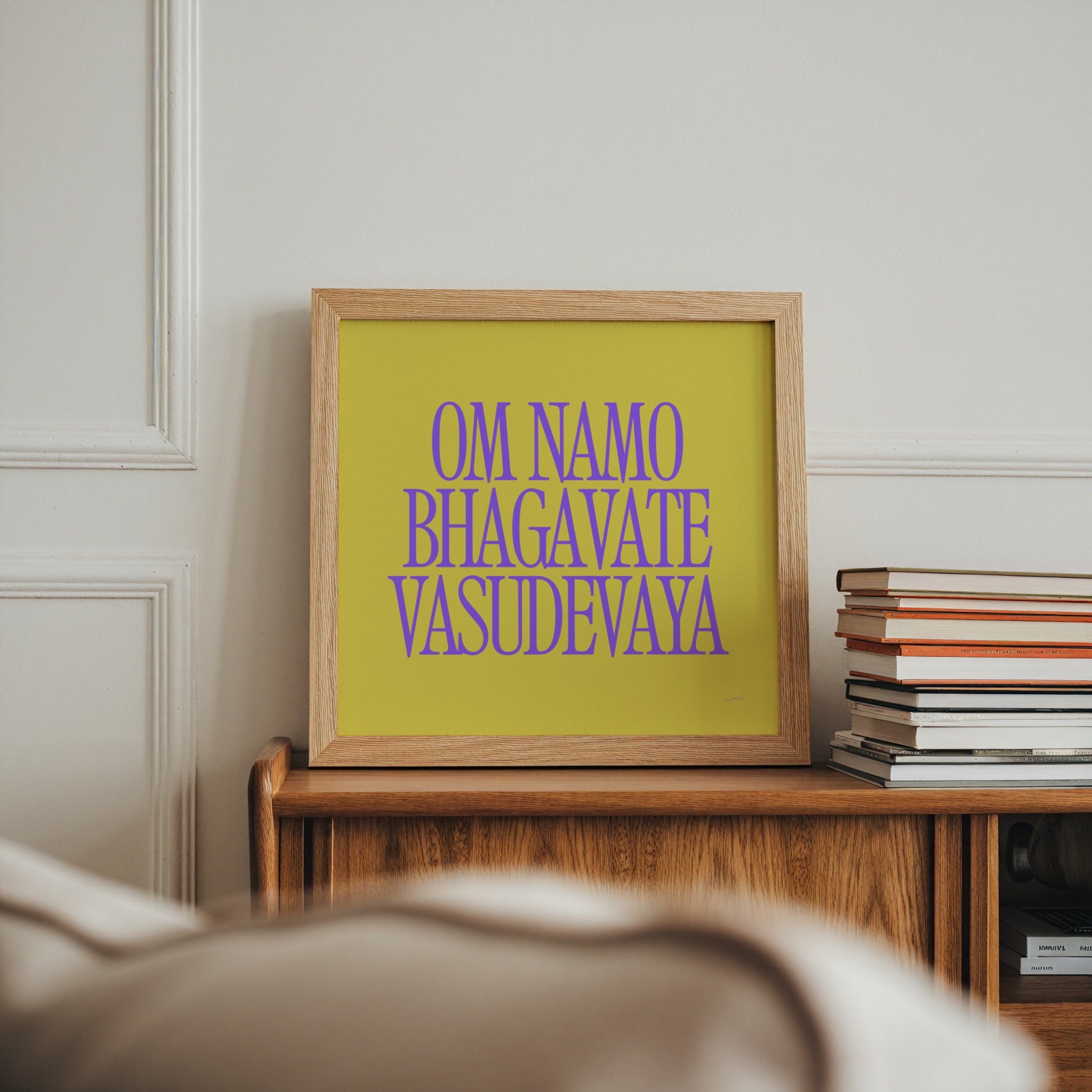 OM NAMO BHAGAVATE VASUDEVAYA PRINT