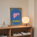 MAP OF MUMBAI PRINT