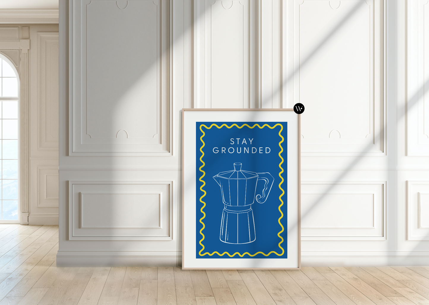 Stay Grounded Coffee Poster Print