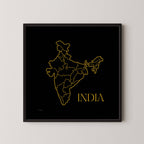 INDIA MAP PRINT