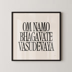 OM NAMO BHAGAVATE VASUDEVAYA PRINT