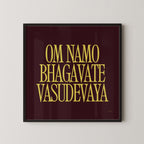 OM NAMO BHAGAVATE VASUDEVAYA PRINT