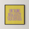 OM NAMO BHAGAVATE VASUDEVAYA PRINT