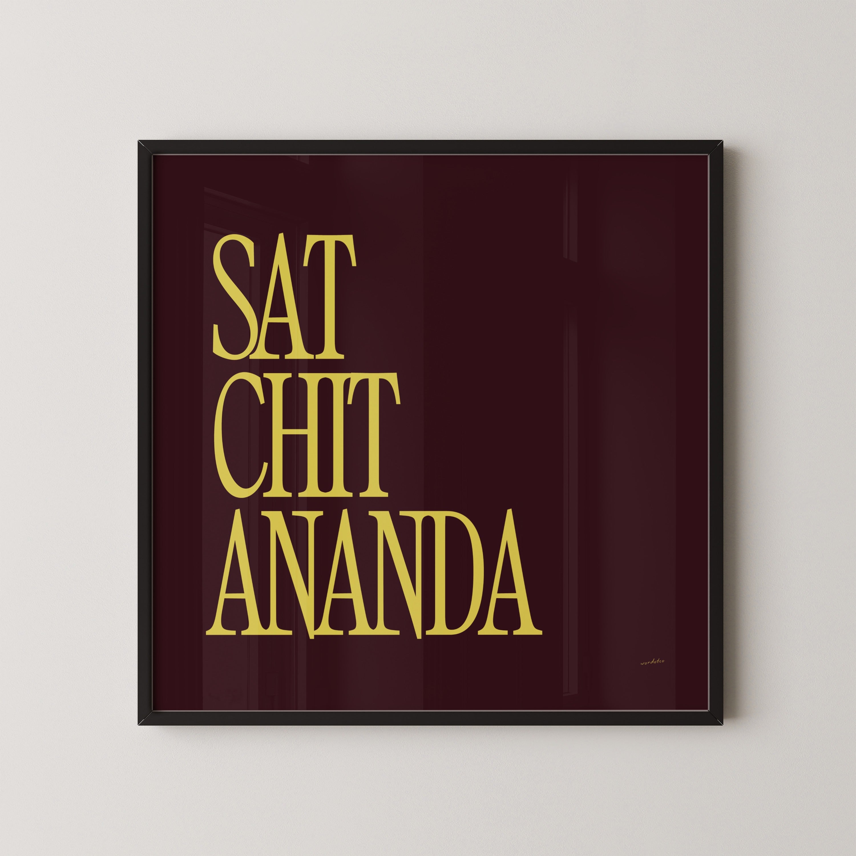 SAT CHIT ANANDA PRINT