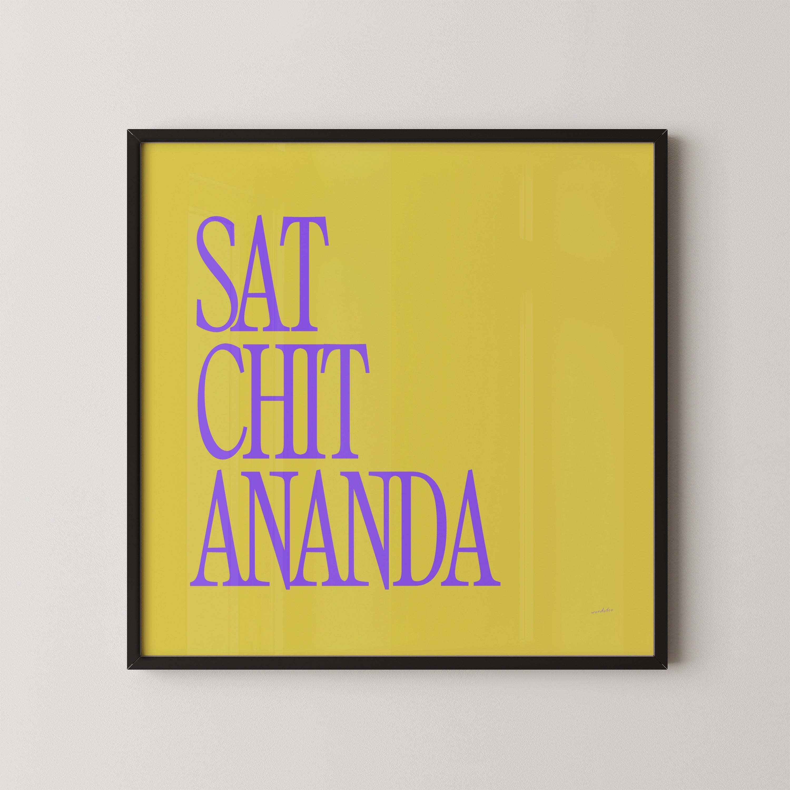 SAT CHIT ANANDA PRINT