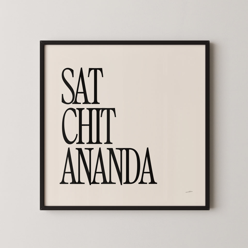 SAT CHIT ANANDA PRINT