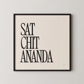 SAT CHIT ANANDA PRINT