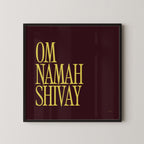 OM NAMAH SHIVAY PRINT