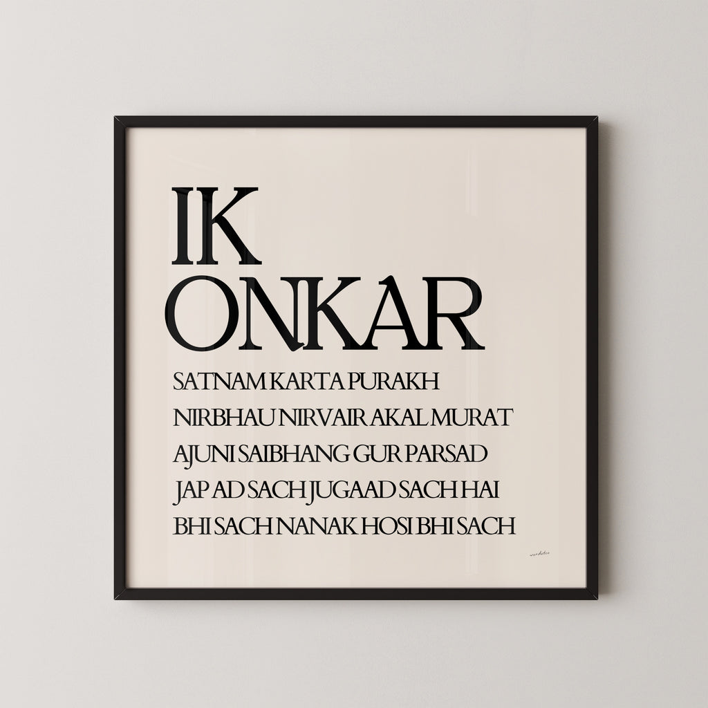 IK ONKAR MOOL MANTAR PRINT