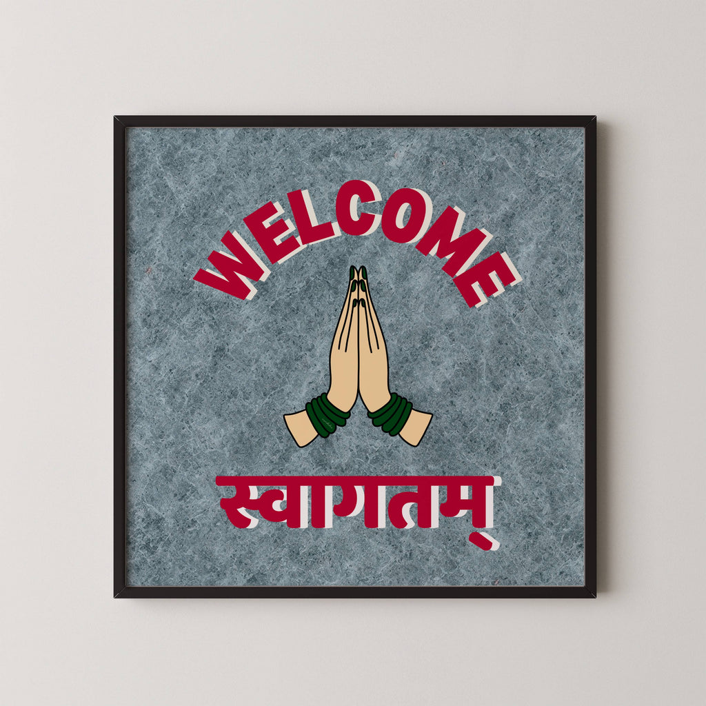 VINTAGE WELCOME SIGN PRINT