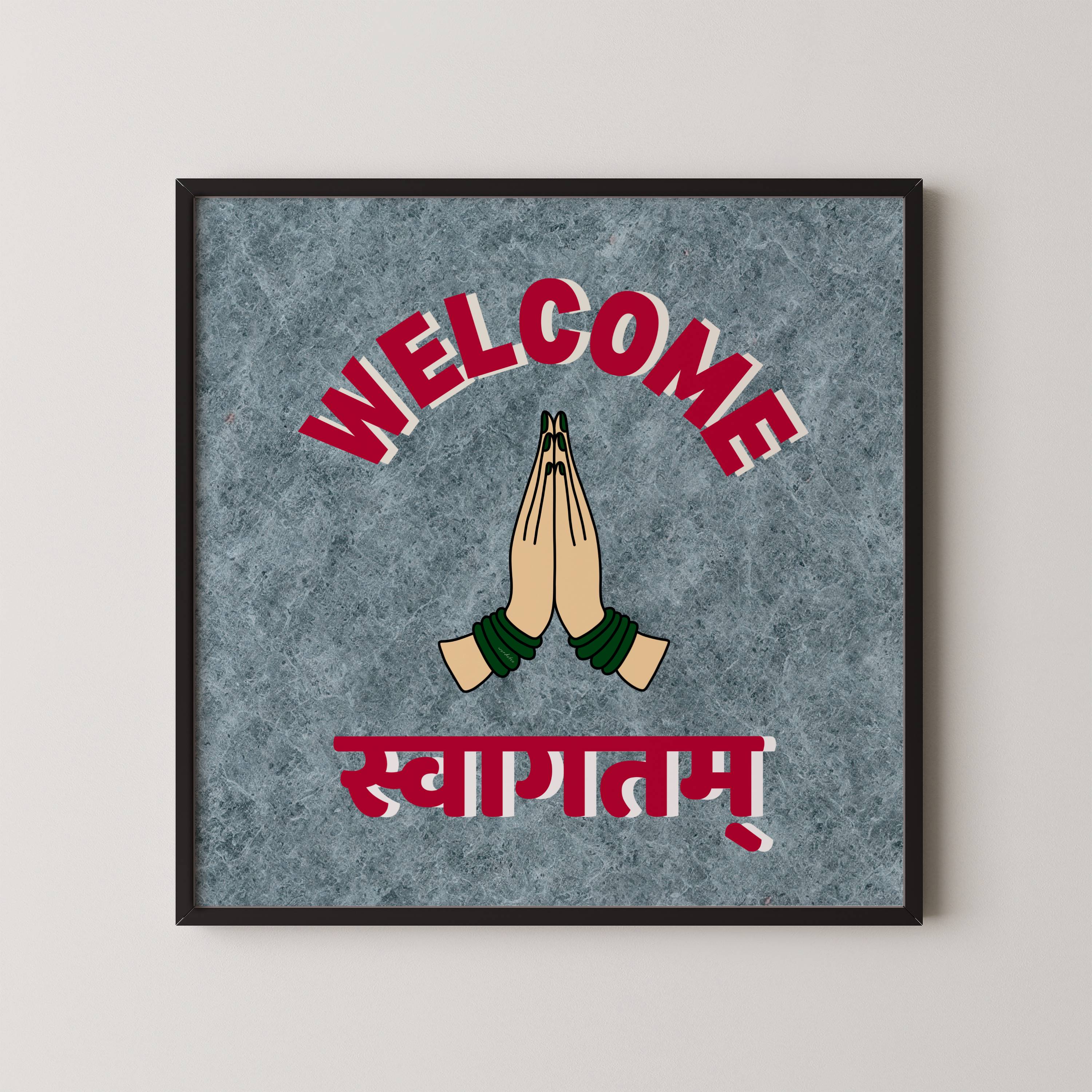 VINTAGE WELCOME SIGN PRINT