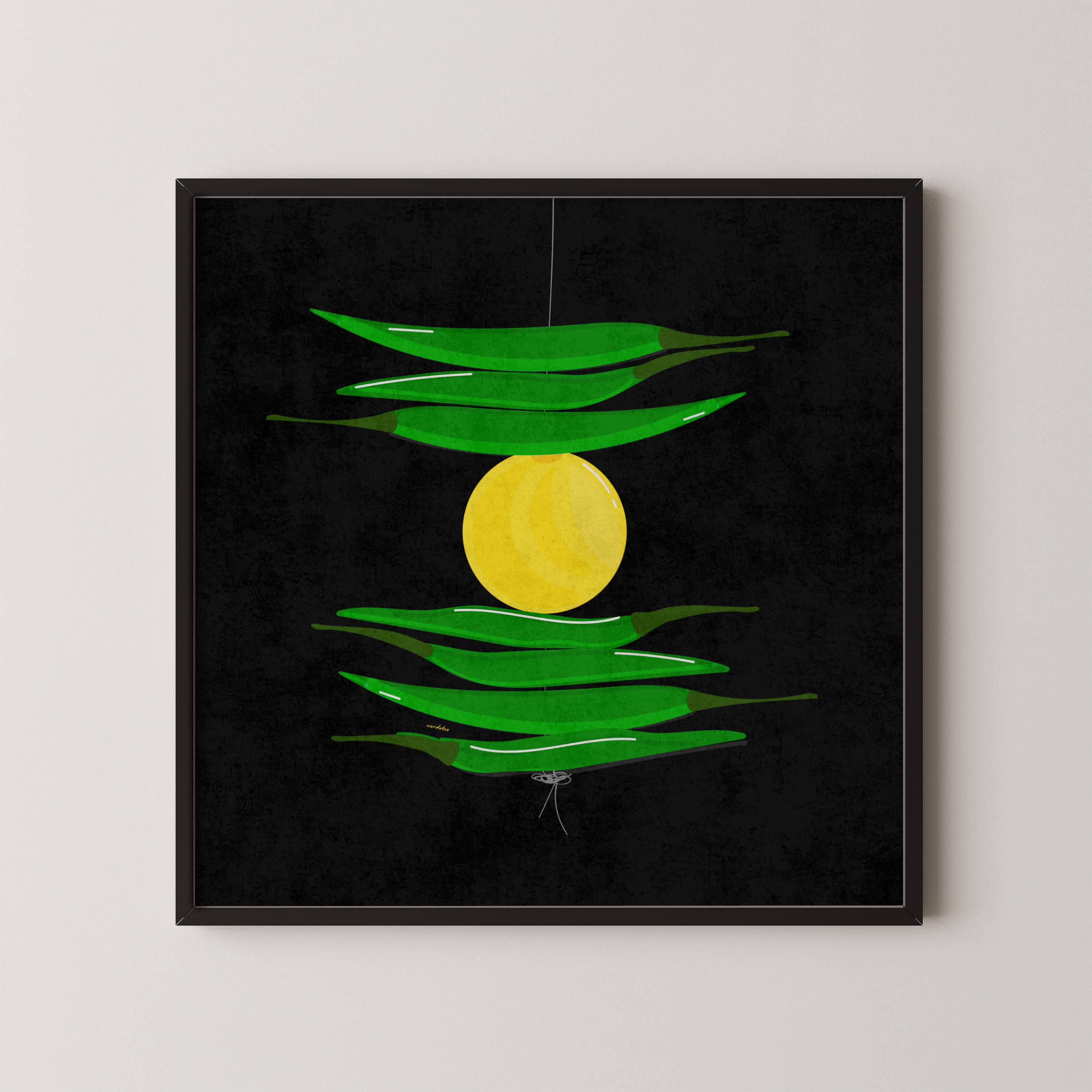 TEXTURED NAZAR BATTU PRINT