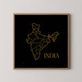 INDIA MAP PRINT