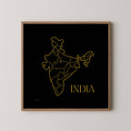 INDIA MAP PRINT