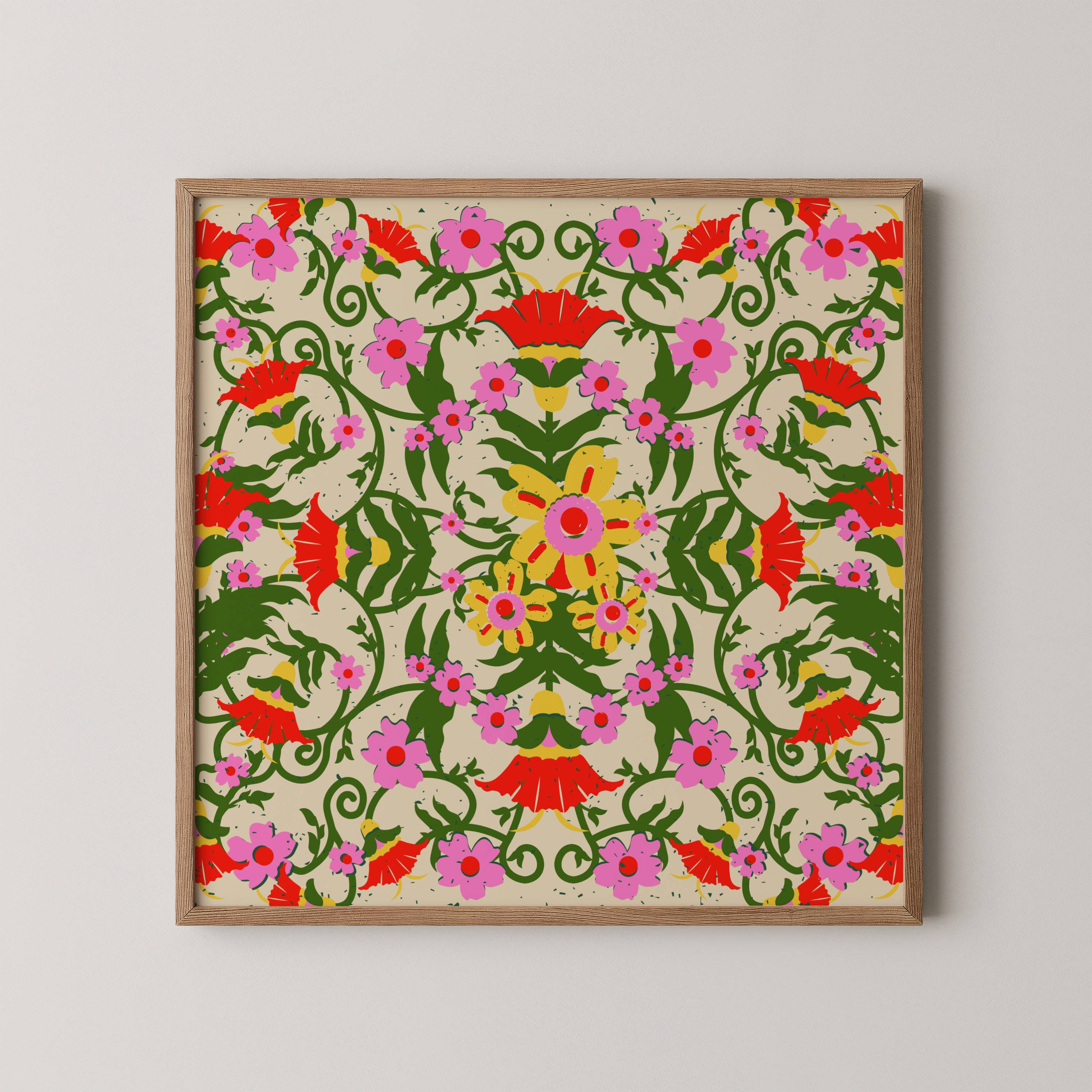 FLORAL PATTERN PRINT