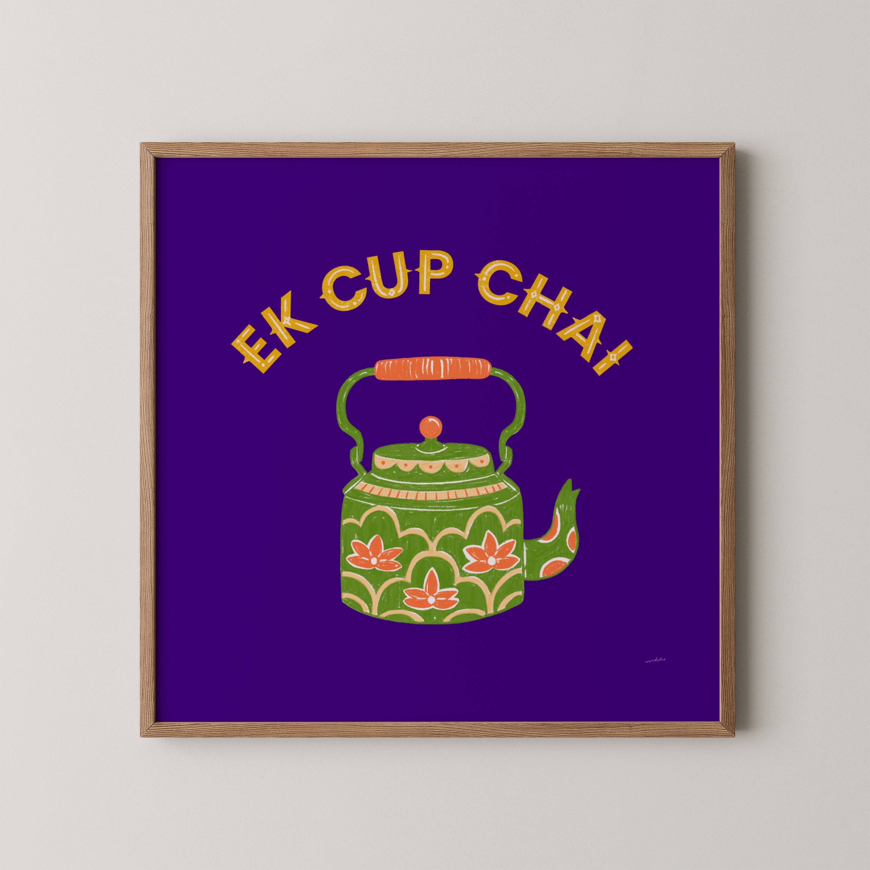 EK CUP CHAI PRINT