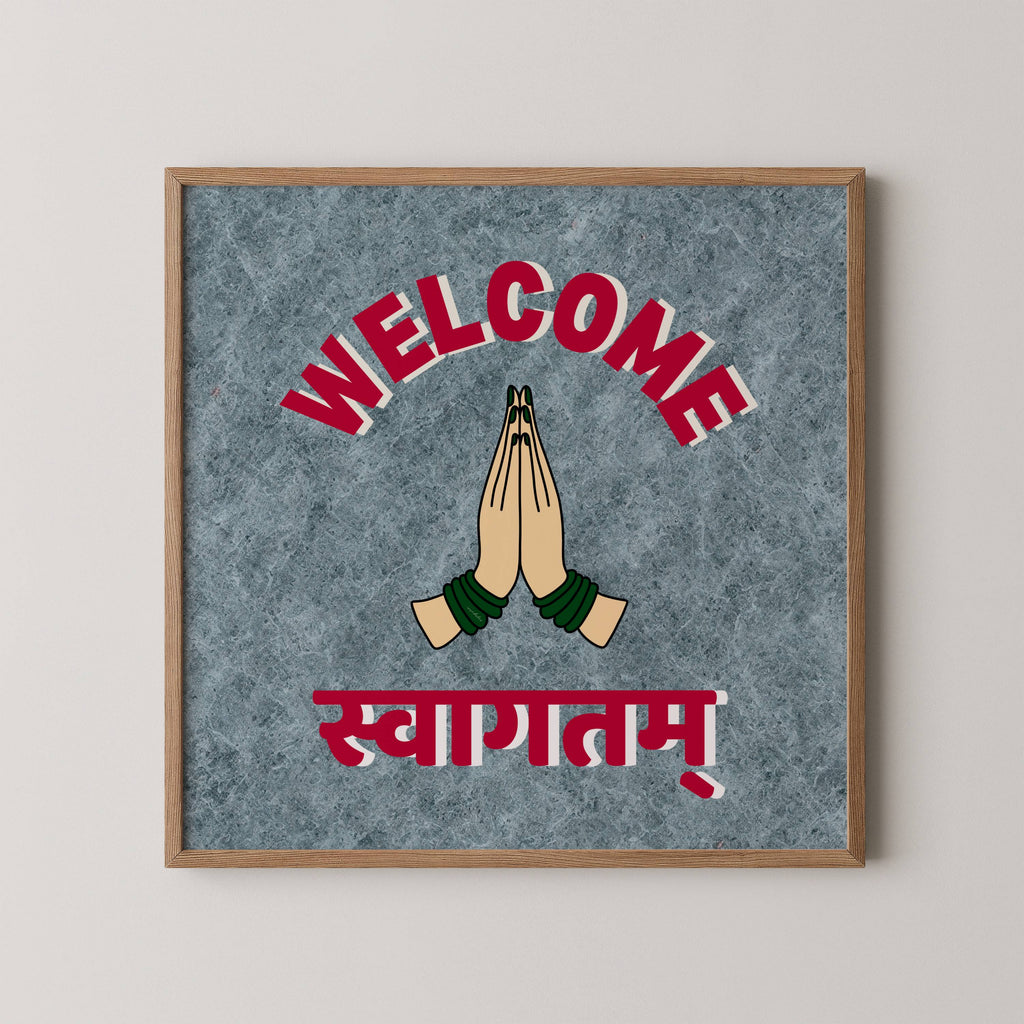 VINTAGE WELCOME SIGN PRINT
