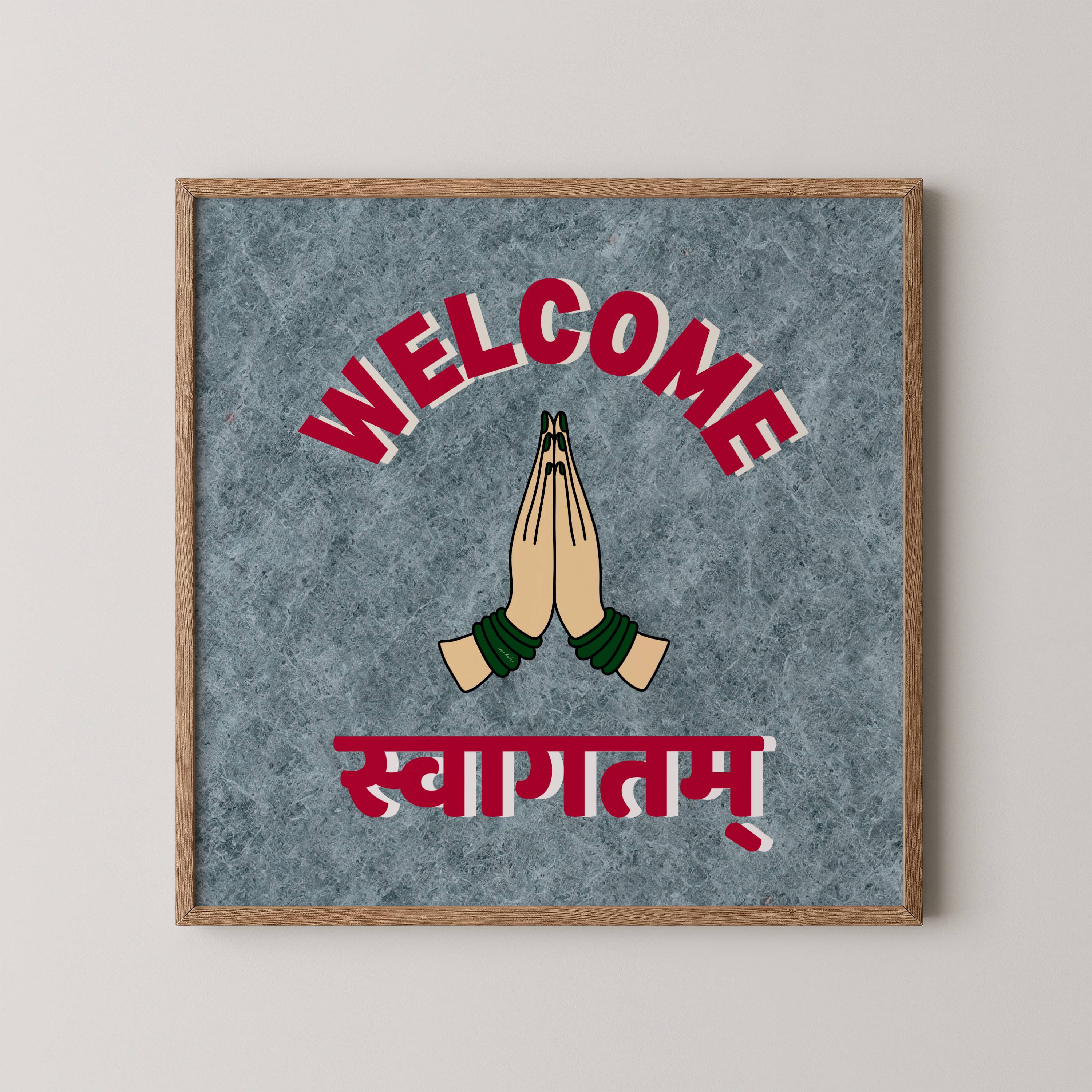 VINTAGE WELCOME SIGN PRINT