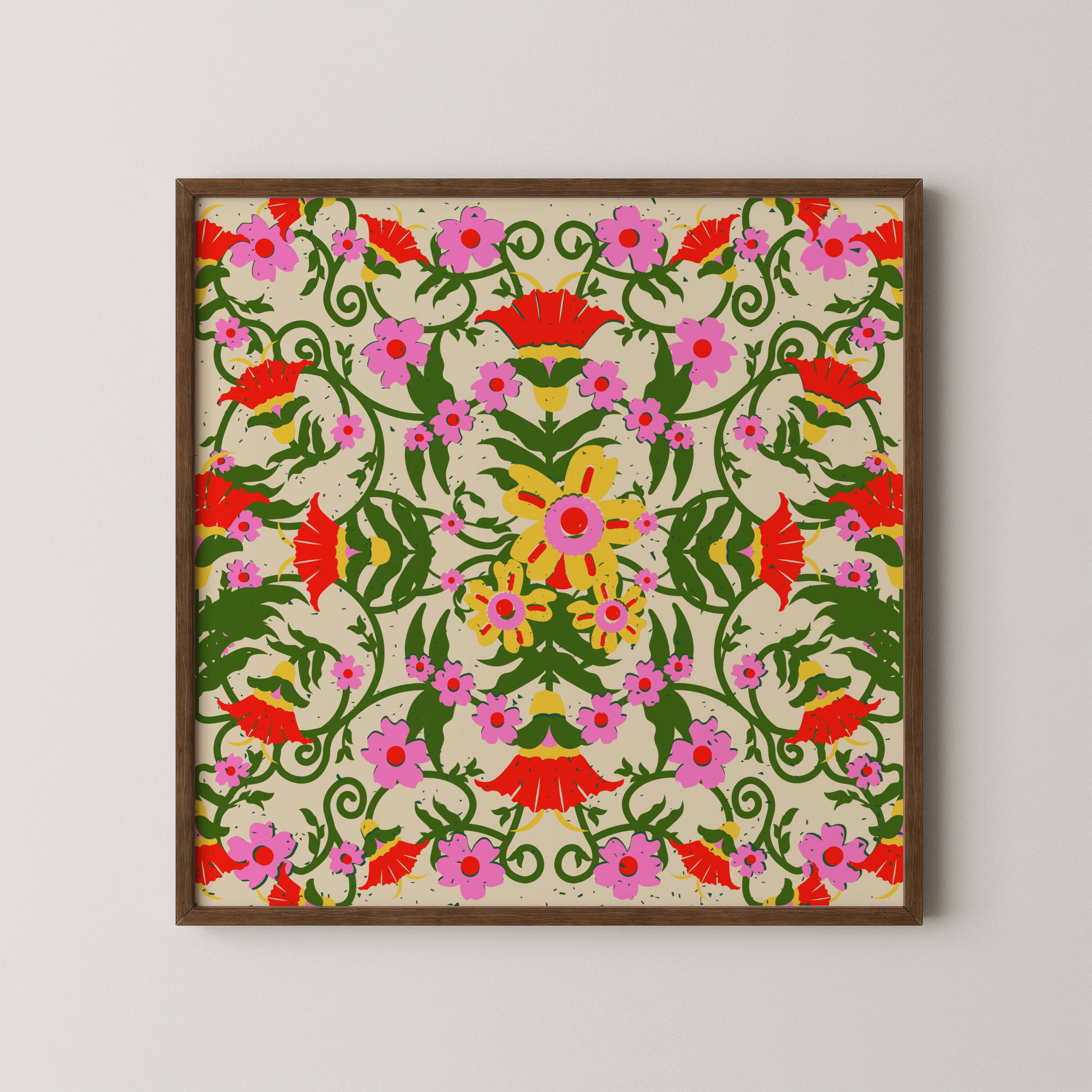 FLORAL PATTERN PRINT