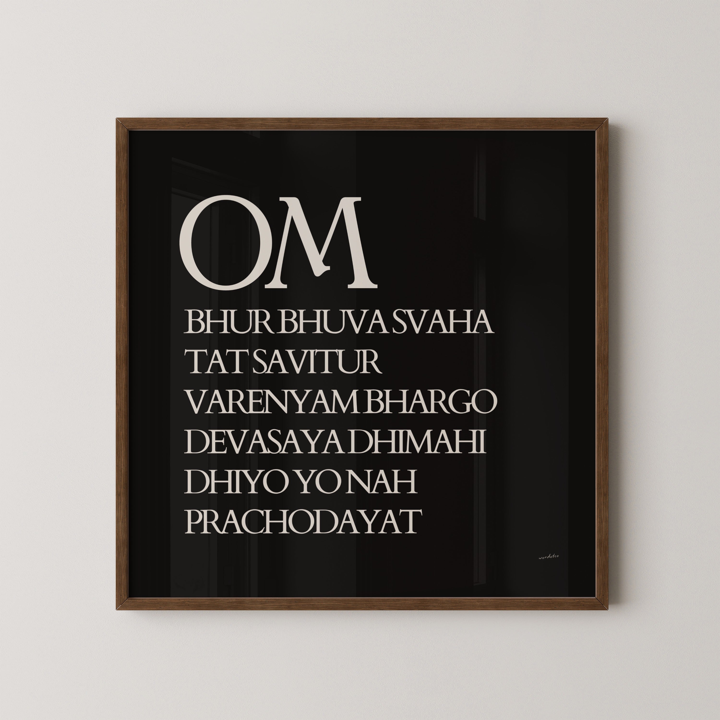 GAYATRI MANTRA PRINT