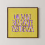 OM NAMO BHAGAVATE VASUDEVAYA PRINT