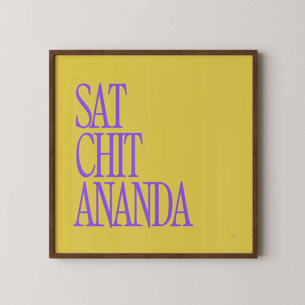 SAT CHIT ANANDA PRINT