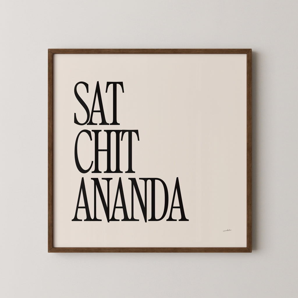 SAT CHIT ANANDA PRINT
