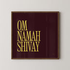 OM NAMAH SHIVAY PRINT