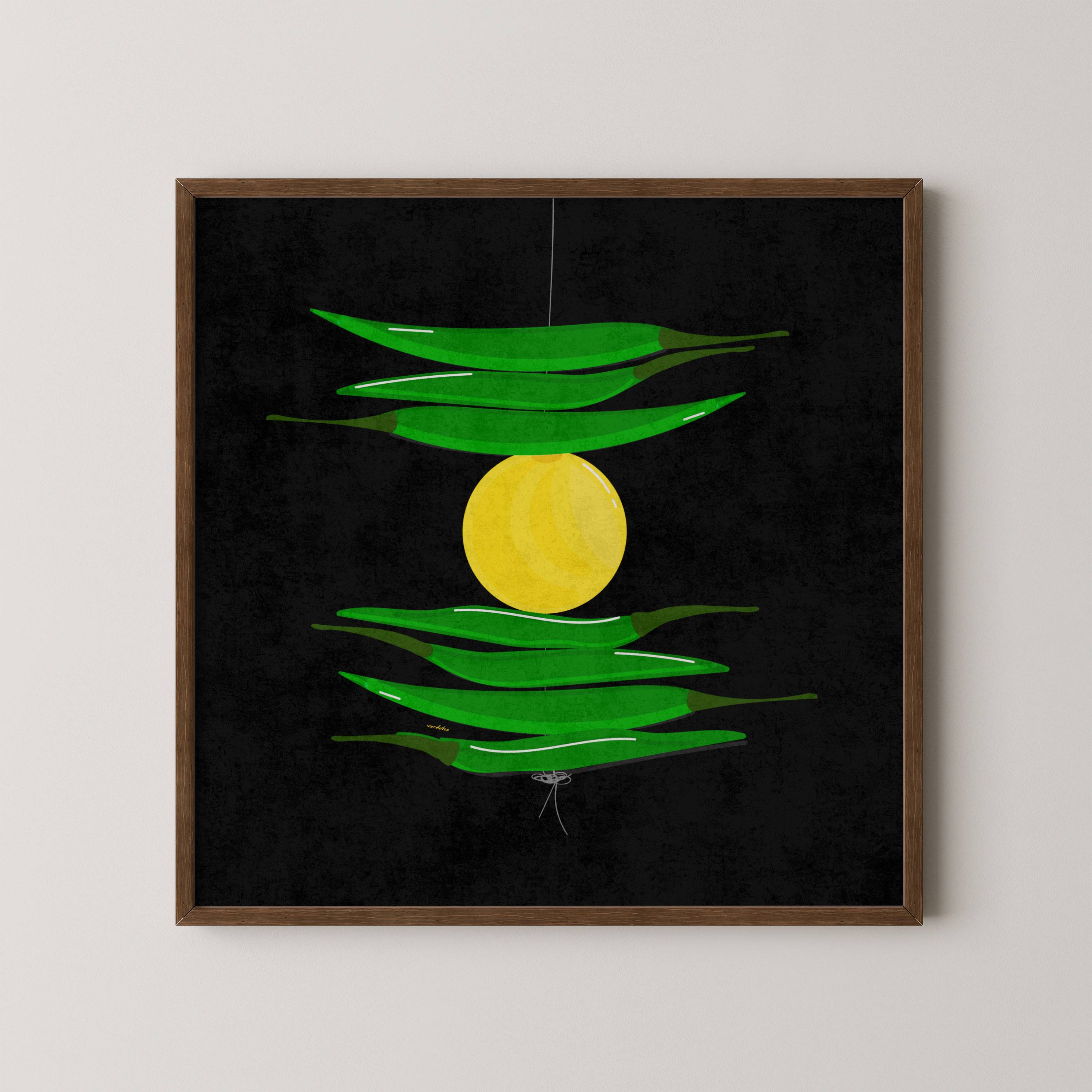 TEXTURED NAZAR BATTU PRINT