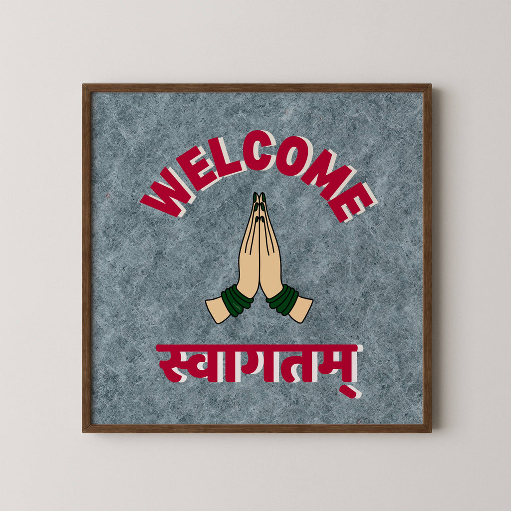 VINTAGE WELCOME SIGN PRINT