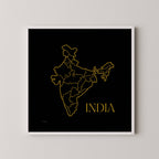 INDIA MAP PRINT