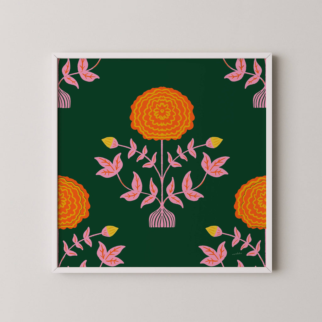 MARIGOLD PATTERN PRINT