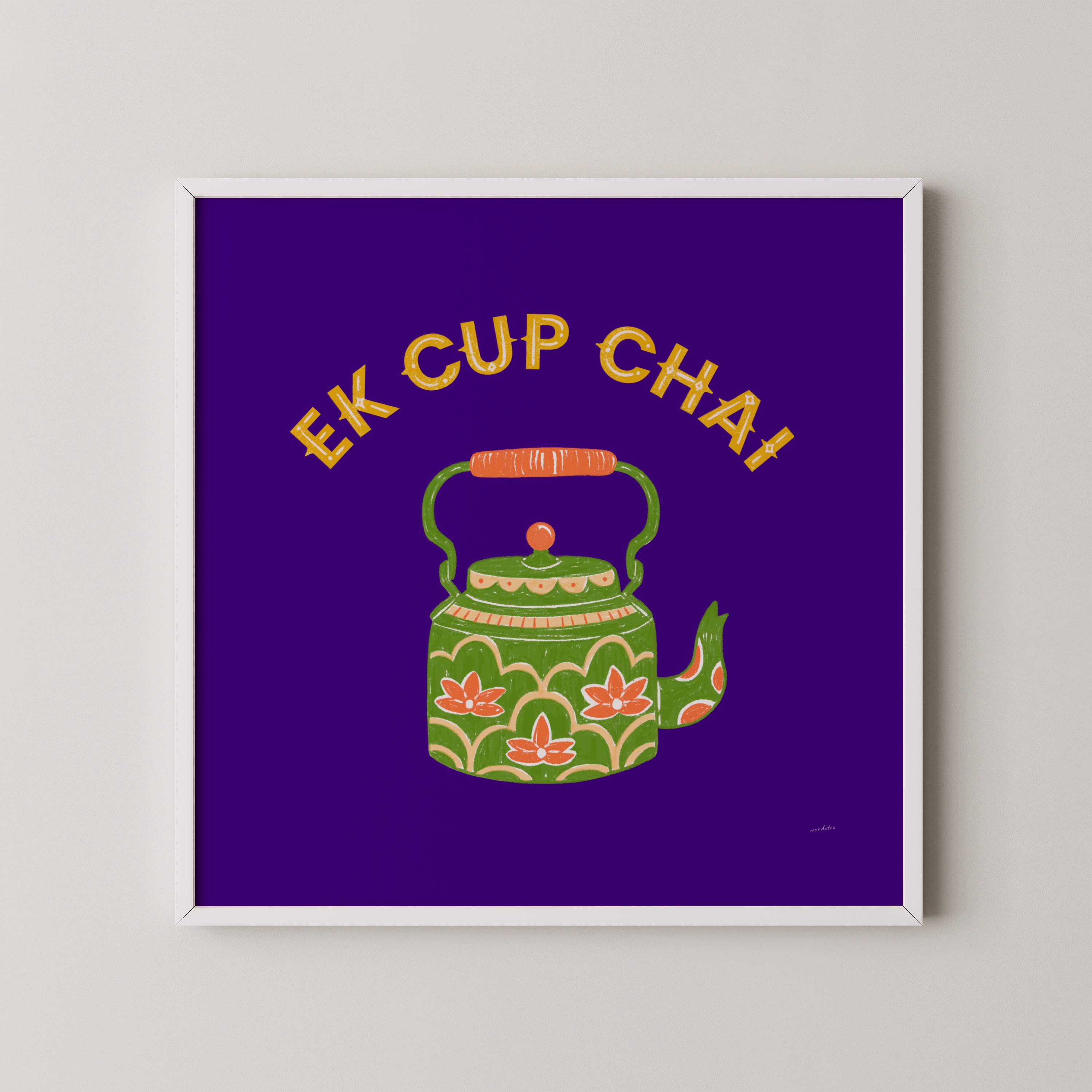 EK CUP CHAI PRINT